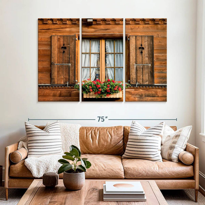 Lilie House Window, 42" H x 65" W