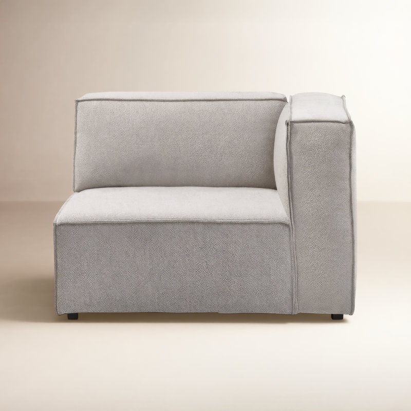 Shonnard Upholstered Armchair, Taupe Performance Boucle