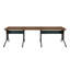 Bureau de luxe en forme de L avec option de bureau d'équipe en ligne