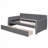 Twin Size Upholstered daybed with Drawers-13690624