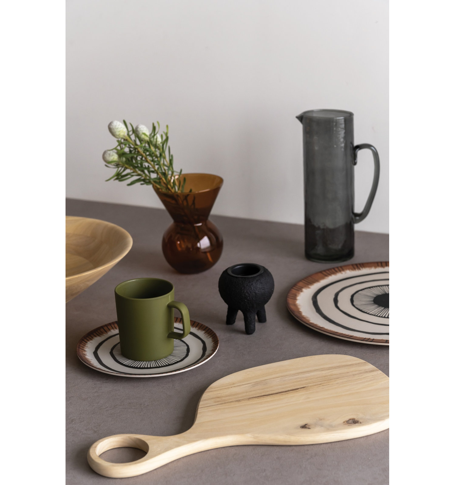 Wilkin Abstract Wood Tray