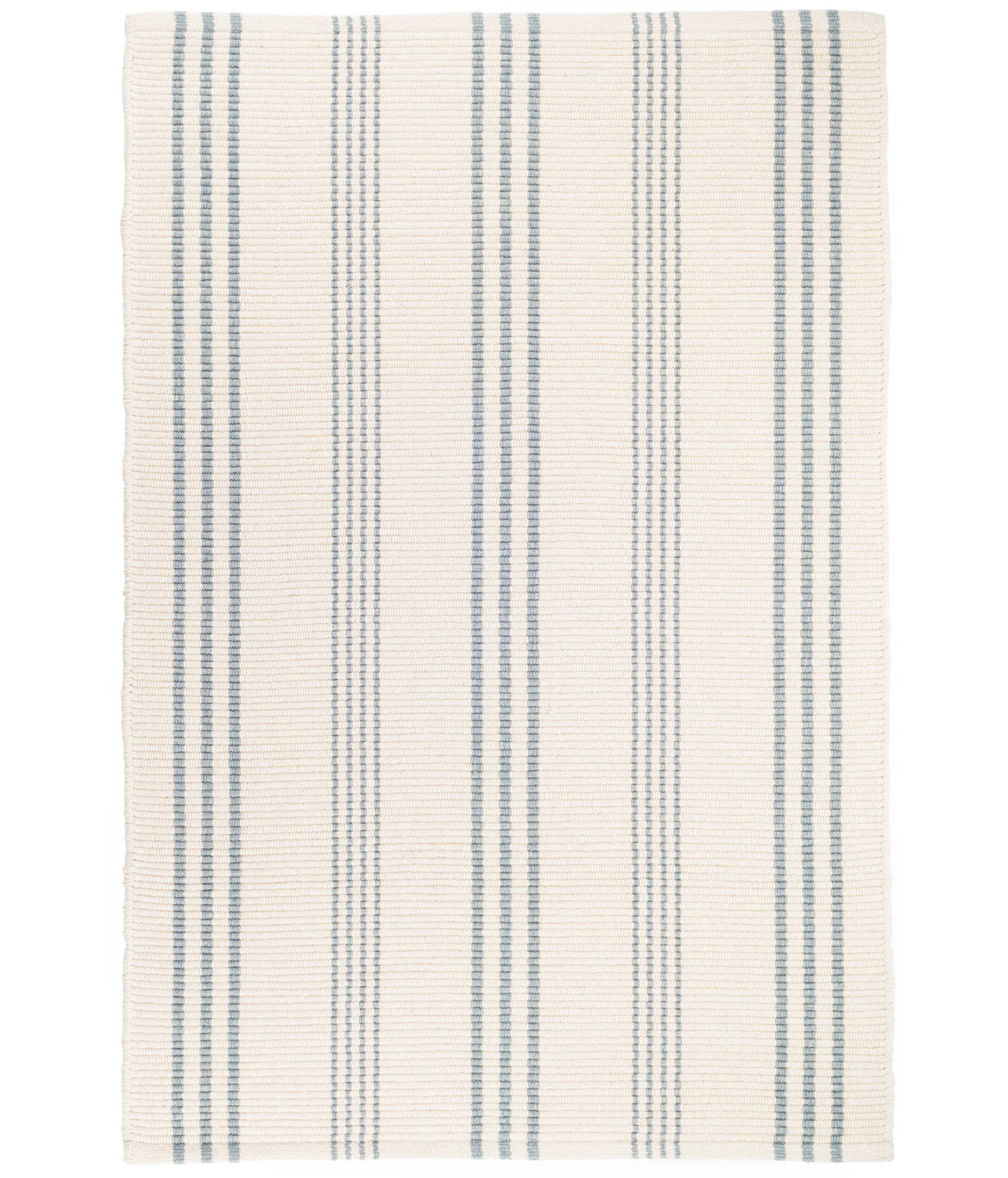 Swedish Stripe Handwoven Cotton Rug, Runner 2'6" x 8'
