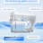Bidet Toilet With One - Piece Seat, Auto Flush And Open/Close, Heated Seat Adjustable Temperature, Warm Water Wash Dry, Remote Control Function, Sensor Cover, Female Wash, Rear Move Modes, Night