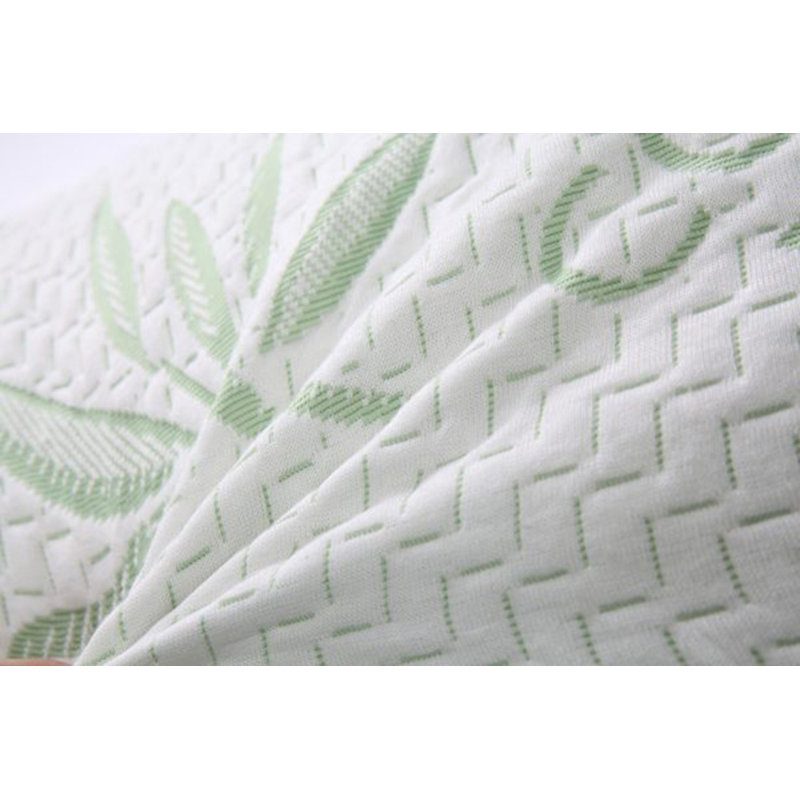 Queen White Bamboo Memory Foam Cooling Pillow
