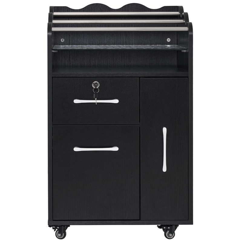 Rangement de maquillage avec tiroir et armoire, Blanc