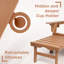 Chaise Adirondack avec repose-pieds Azur-1198052678