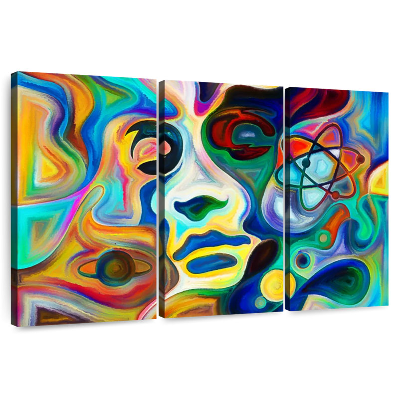 Avery Abstract Galaxy, 28" H x 45" W