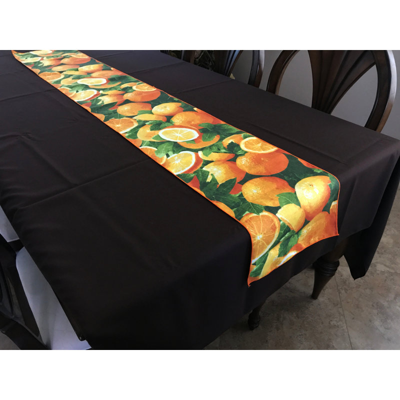 Orange Slices Print Table Runner, 60" L x 12" W