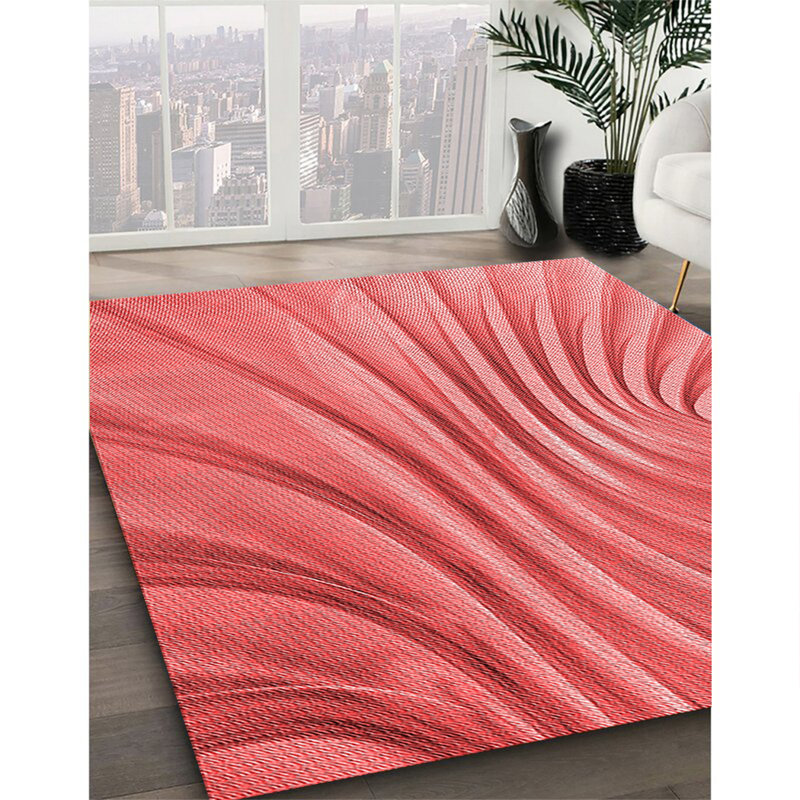 Abstract Indoor Rug, Square 8'