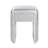 Industrial 24.02"H Square End Table in Aluminum