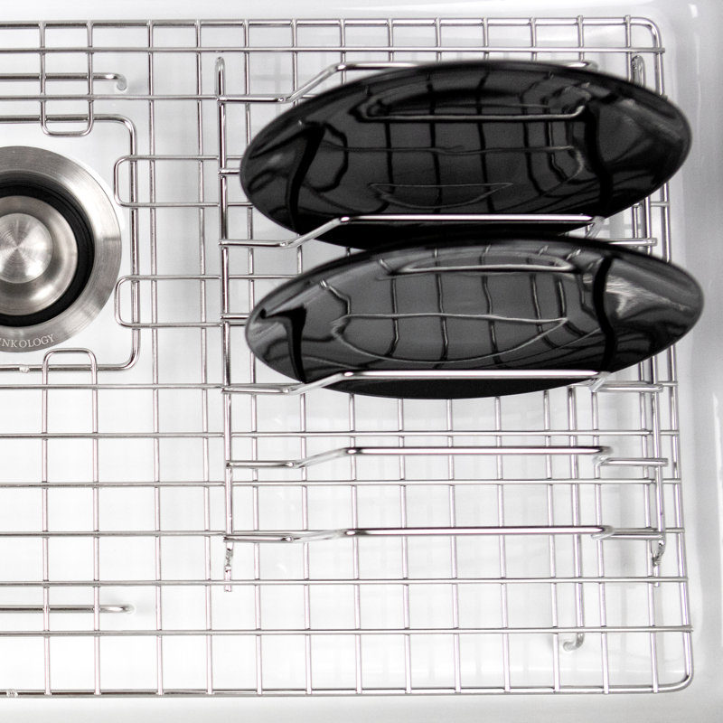 Grille d'évier 11,25 po x 9 po, Acier inoxydable