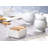 Ceramic Sugar And Creamer Set with Lid