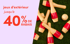 jeux d'extérieur en solde