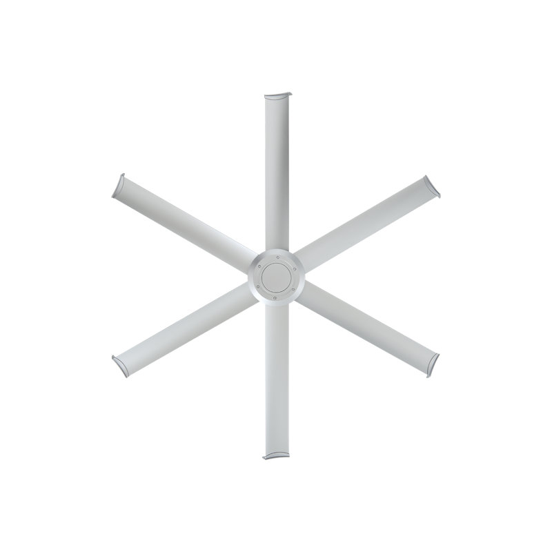 Mammoth Ceiling Fan, No Light, Silver, 72" Wide
