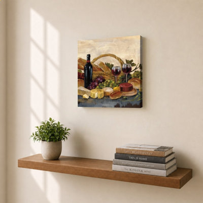 «Tuscan Evening Wine» par Silvia Vassileva, impression sur toile