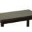 Modern Black 46" x 24" Compact Bar Table with Stain-Resistant Surface-1962842558