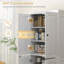 Armoire de cuisine autoportante polyvalente avec fonctions de rangement avancées