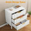 Commode 3 tiroirs avec panneau cannelé-448941735