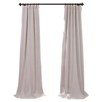 Rayne Room Darkening Faux Silk Curtain Panel