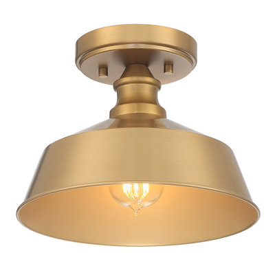 Plafonnier semi-encastré 1 lumière 10 po Jeb