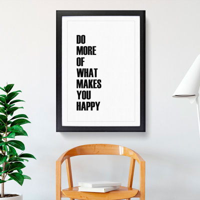 Do More - Picture Frame Typography