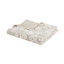 Taupe, 100% coton, housse de couette mini, broderie tridimensionnelle, taies décoratives, médaillons cachés à dossier, fermeture à boutons