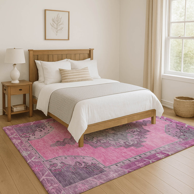 Premium Machine Washable Lubbers AMF1731 Global Rug, Rectangle 10' x 14'