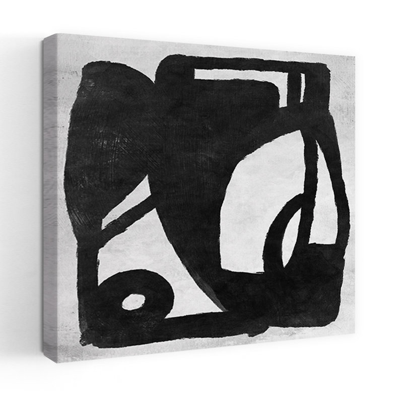 Art contemporain contemporain abstrait, H 48 po x l 48 po