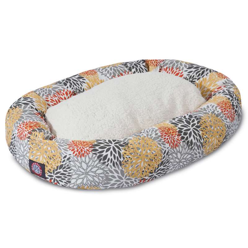 Blooms et sherpa bagel beignet, Grand ( l 29 po x P 40 po x H 9 po)