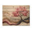 Échos de cerisier en fleurs de Sakura II - décoration murale en bois de cerisier en fleurs - sur bois de pin naturel-970916327