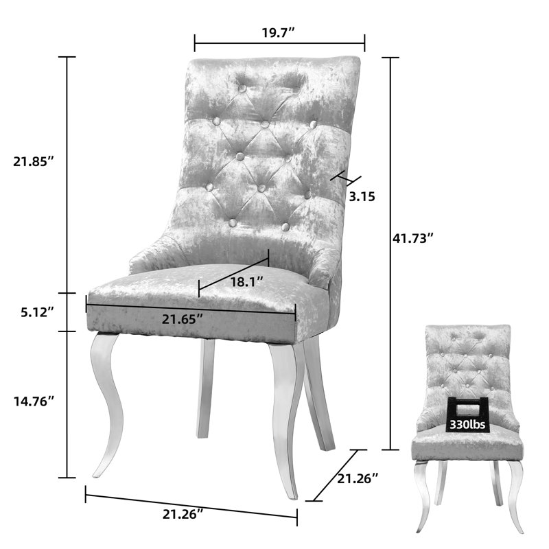 Chaise parsons Berkan, Argent