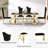 Hudhaifah 19.3'' H Velvet Upholstered Metal Side Chair