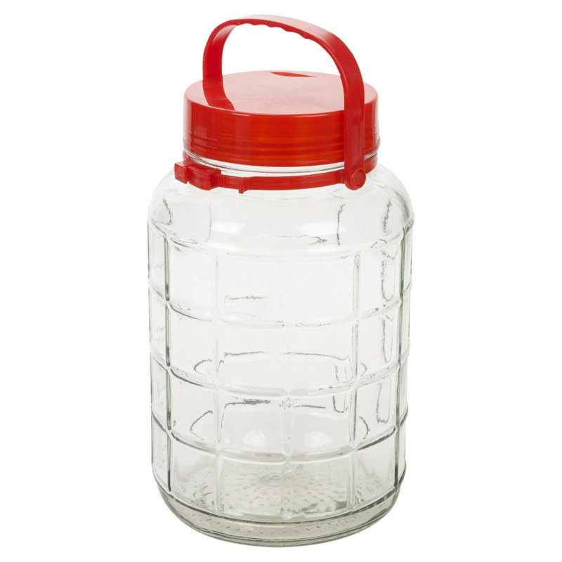 Glass Jar, 35cm H x 20cm W x 20cm D