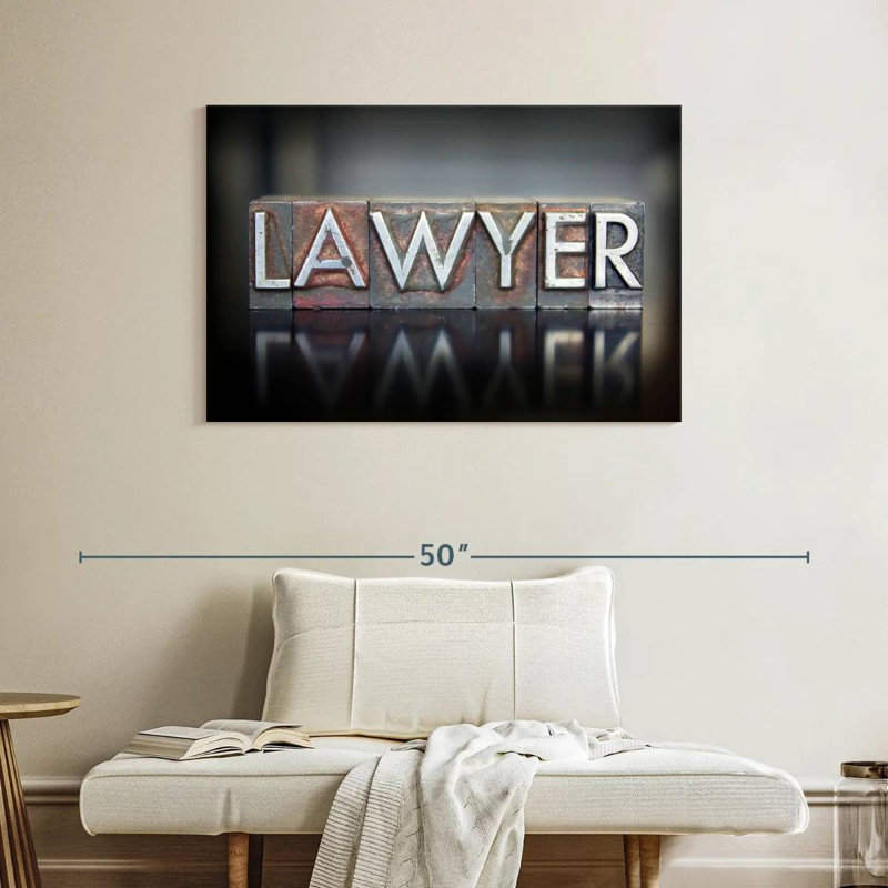 Alcaraz Lawyer, typographie, H 26 po x l 39 po