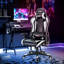Gymax Adjustable Reclining Ergonomic Faux Leather Swiveling PC & Racing Game Chair-63556131