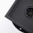 Square Stainless Steel Grid Shower Floor Drain With Flange In Matte Black