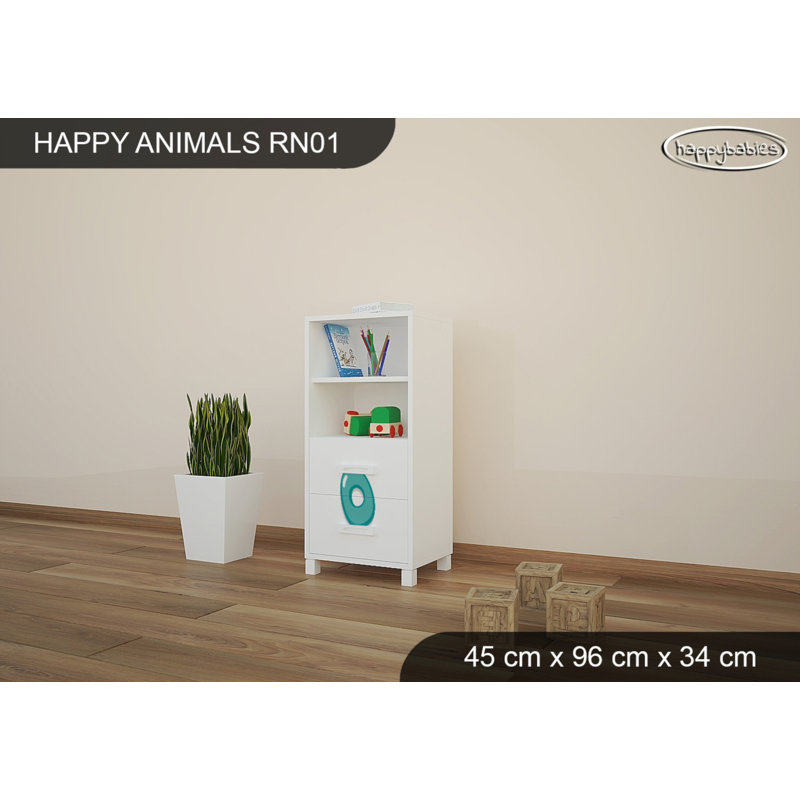 45cm W Kids Cube, White