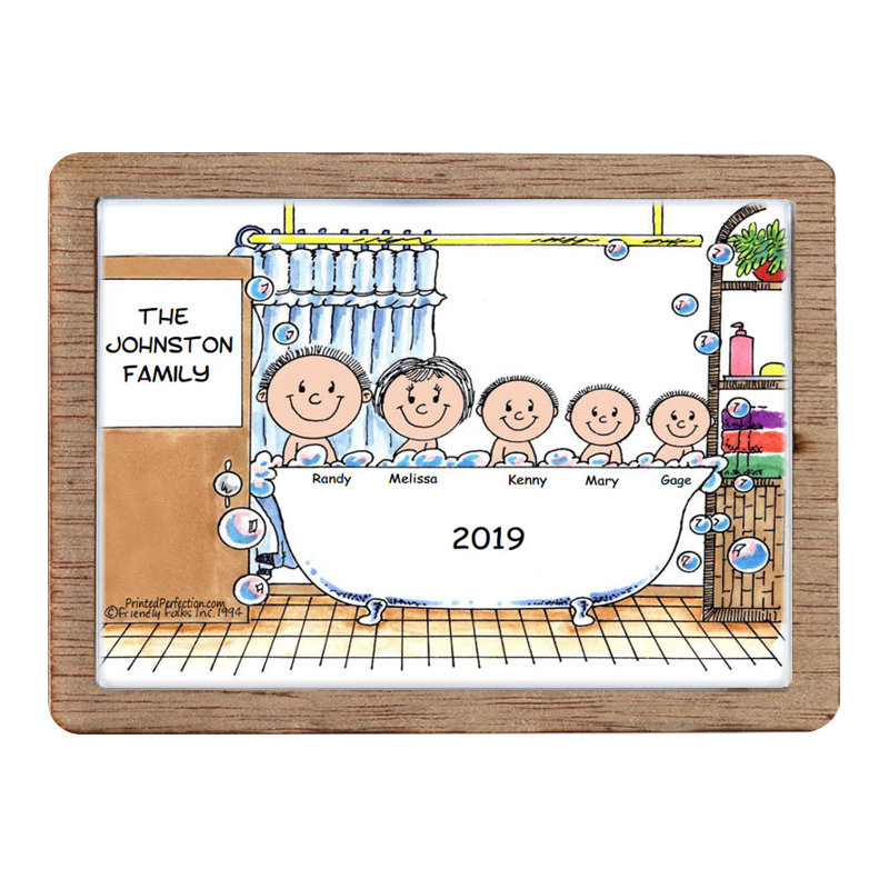 Magnet en bois personnalisé pour l'heure de la baignoire 3 - un excellent cadeau!, Oui