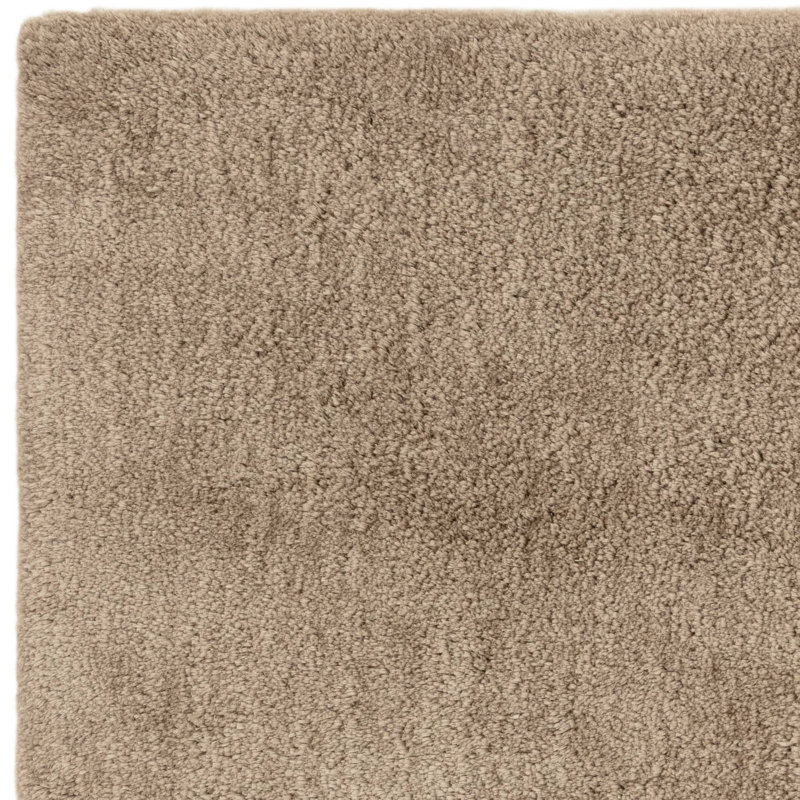 Tachiana Hand Tufted Shaggy Taupe Area Rug, Rectangle 160 x 230 cm