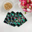 Serviettes de cocktail en satin de coton Emeralds Jewel Box-122066513