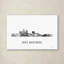 « des moines iowa horizon wb-bw », impression sur toile tendue-19529672