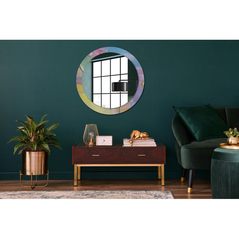 Huldar Glass Flat Wall Mirror