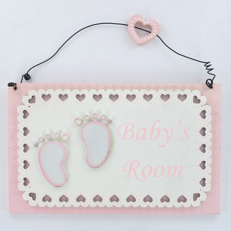 Wall Decor on Wood, Pink