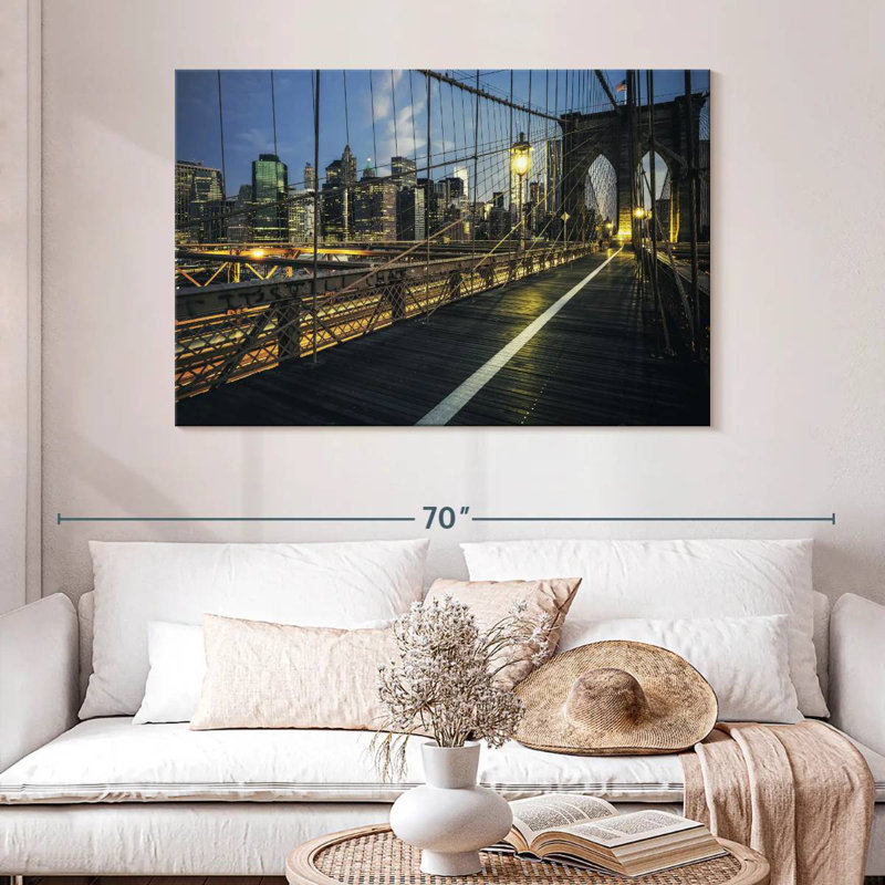 Brooklyn Bridge Lighting, 32" H x 48" W