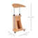 46.3'' H x 21.75'' W Laptop Cart with Wheels