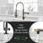Kitchen Faucet With Pull Down Sprayer, Single Handle Single Lever Kitchen Sink Faucet-125507737
