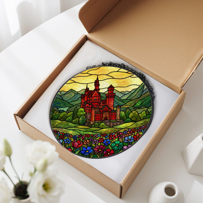 Panneau de vitrail 12 "H Garden Garden