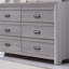 Commode large 6 tiroirs, poignées en coupelle Laide-131238639