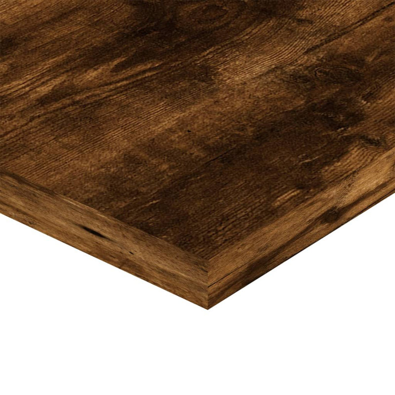 Thresa Bracket Shelf, 0.6 in H × 39.4 in W × 7.9 in D, Smoked Oak