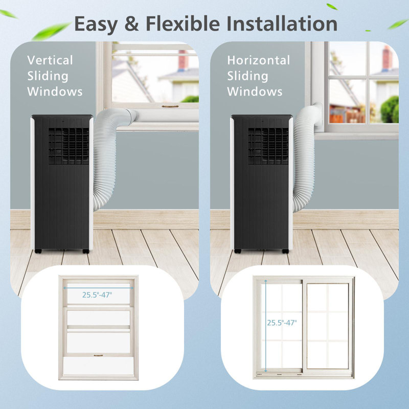 Giantex 8000 BTU Portable Air Conditioner for 250 Square Feet with Remote Included